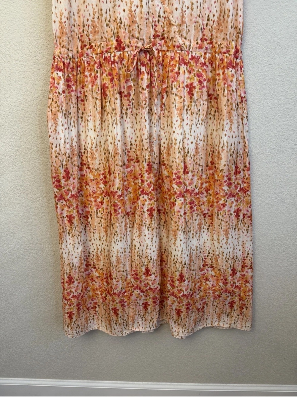 Christy Dawn the dawn dress midi sunset Gladiola-print Sz XL organic cotton - Picture 6 of 11